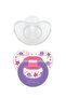 Wee 375 Covered Pacifier 6+18 Months No:2 Purple