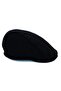 Men's Hat Black Winter Trend Flat Cap Wool Cap - 3