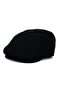 Men's Hat Black Winter Trend Flat Cap Wool Cap - 5