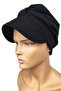 Bonnet Ready Turban Alya Bonnet with Black Knitwear Hat Winter Hijab Bonnet - 2