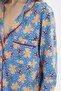 Blue 100% Cotton Christmas Themed Knitted Pajamas Set Thmaw22Pt1204 - 4