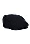Men's Hat Black Winter Trend Flat Cap Wool Cap