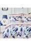 Delfi Purple 100% Cotton Double Duvet Cover Set