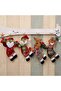 New Year Christmas Special Package Santa Claus Collectable Large Plush Pine Tree Ornament - 2