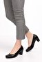 Women's Genuine Leather Round Toe Heeled Shoes - 4