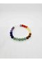 Natural 7 Chakra Bracelet with Crystal Quartz, Amethyst, Lapis Lazuli, Aventurine, Tiger's Eye, Citrine, and Agate - 3