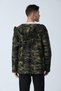 Camouflage Patterned Hooded Cardigan (e21-60700) - 5