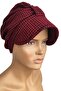 Bonnet Ready Turban Hat Alya Bonnet Black Red Goose Feet Patterned Knitwear Winter Women's Hijab Bonnet