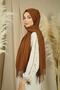 Cotton Viscose Tile Pashmina Women's Shawl 180x70 Cm With Tassels High Quality 150 gr Pashmina - 3