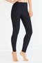 Women's Black Fleece Thermal Tights with Inner Surface