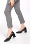 Women's Genuine Leather Comfortable Classic Heeled Shoes Şhn.722 - Black - 40 - 2