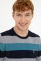 Men's Navy Blue Sweater - 2