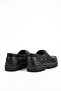, Men's Genuine Leather Shoes 123984 K03 Black - 5