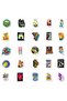 50 Pieces Non-Repeated Travel Adventure Quality PVC Sticker 06 - 5