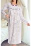 Winter Cotton Combed Mother Nightgown Purple