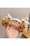 Cute Teddy Bear Plush Fluffy 3D Crown Adult Children's Crown White Cream Color - 2
