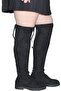 Stretch Black Women's Boots - 2
