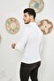 Men's Turtleneck Turtleneck Slim Fit Sweater White - 6