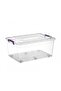 Storage Box 40 Liters Transparent, Large Storage Container