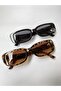 Olds- Set of 2 Leopard and Black Unisex Sunglasses Vintage Retro