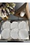 Cocktail Napkin Set of 6 White