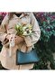 Women's Chain Detailed Baguette Bag Black
