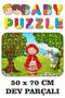 Tree with Apples, Little Red Riding Hood and the Wolf Giant Piece Fun Puzzle 50x70 Cm