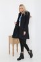 Women's Young Sports Zippered Belt Detailed Short Stash Coat