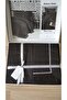 First Choice Dark Deluxe Satin Duvet Cover Set Novel Line Black - 3