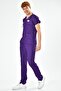 Lycra Purple Surgical Uniform Set - 2
