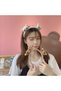 Cute Teddy Bear Plush Fluffy 3D Crown Adult Children's Crown White Cream Color - 3