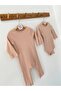 Baby Sand Beige Corded Modal Long Jumpsuit Age 3 - 5