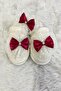 Women's Cherry Maternity Crown and Slippers Set Lh 339 - 2