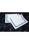 قطعتان من تأثير الكتان المطرز بالآيريس من الخدمة الأمريكية (أزرق داكن) - 5