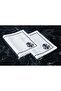 قطعتان من تأثير الكتان المطرز الملكي للخدمة الأمريكية (أسود) - 2