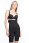 Women's Black Seamless Long Leg Boxer Corset Mı16skr00006