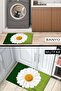Daisy Door Mat Decorative Outdoor/Home/Bathroom/Kitchen/Bedroom/Entryway Door Mat - 3