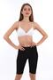 Supported Back Cross Detailed Sports Bra - 3