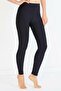 Women's Black Fleece Inner Thermal Tights