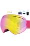 Unisex Uv400 Anti Fog Colorful Ski Snowboard Goggles - 3