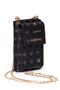 Women's Black Patterned Strap Bag 265