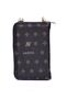 Women's Black Patterned Strap Bag 265 - 3