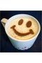Smile Face Coffee, Cake and Dessert Decoration Template