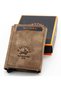 Men's Genuine Leather Mechanical Wallet Card Holder - 3