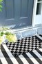 Houndstooth Printed Door Mat Decorative Door Mat Outdoor Mat Home Door Mat - 3