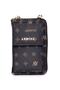 Women's Black Patterned Strap Bag 265 - 2