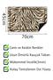 Zebra Door Mat Decorative Outdoor/Home/Bathroom/Kitchen/Bedroom/Entryway Door Mat - 4