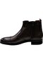 Men's Genuine Leather Zippered Boots with Fur Inside - Brown - 000467-Brown-41 - 5