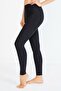 Women's Black Fleece Inner Thermal Tights - 2