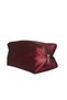 Claret Red Embroidery Detailed Plush Velvet Tote Bag - Set of Two - 4